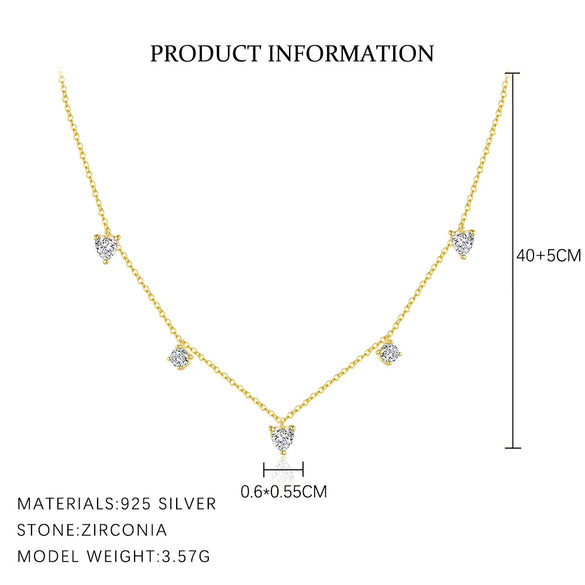 Wholesale S925 Sterling Silver Flower Petals Micropaved Zircon Women's Minimalist Light Luxury Earrings