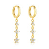 Wholesale S925 Sterling Silver Flower Tassel Earrings With Exquisite Diamond And Electroplating Design For Women