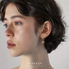 Wholesale S925 Sterling Silver Fourleaf Clover Zircon Inlaid Women's Earrings