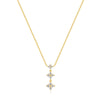 Wholesale S925 Sterling Silver Fourleaf Flower Petal Geometric Minimalist Electroplated Clavicle Chain Necklace For Women