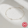 Wholesale S925 Sterling Silver Fourmang Star Stacked Women's Bracelet With Electroplating And Real Gold Plating