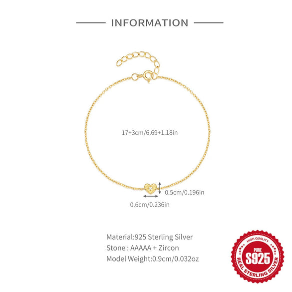 Wholesale S925 Sterling Silver French Retro Love Bracelet For Women With Geometric Pattern And Electroplating Treatment Light Luxury Niche Design Advanced Texture