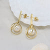 Wholesale S925 Sterling Silver Freshwater Pearl Women's Simple Style Earrings
