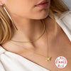 Wholesale S925 Sterling Silver Funny Insect Bee Geometric O Chain Necklace For Women With Electroplating Treatment