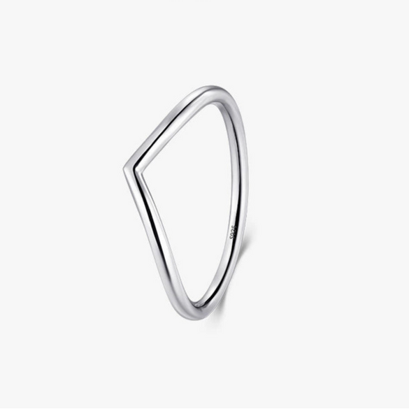Wholesale S925 Sterling Silver Geometric Arrow Inlaid Zircon Ring For Women Light Luxury And Trendy Simple Design