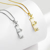 Wholesale S925 Sterling Silver Geometric Bamboo Women's Necklace
