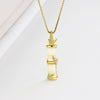 Wholesale S925 Sterling Silver Geometric Bamboo Women's Necklace