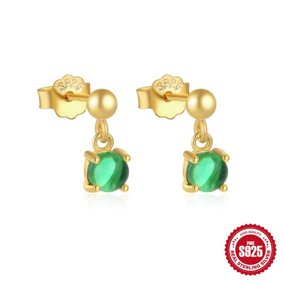 Wholesale S925 Sterling Silver Geometric Bow Square Quartet Star Earrings With Zirconia Design For Women