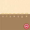 Wholesale S925 Sterling Silver Geometric Bow Tassel Chain Flat Head Thread Puncture Ear Nail Earrings With Environmentally Friendly Plating