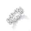 Wholesale S925 Sterling Silver Geometric Butterfly Ring With High Carbon Diamond Electroplated Fashion Jewelry For Women