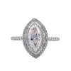 Wholesale S925 Sterling Silver Geometric Butterfly Ring With High Carbon Diamond Electroplated Fashion Jewelry For Women