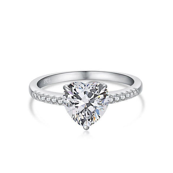 Wholesale S925 Sterling Silver Geometric Butterfly Ring With High Carbon Diamond Electroplated Fashion Jewelry For Women