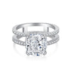 Wholesale S925 Sterling Silver Geometric Butterfly Ring With High Carbon Diamond Electroplated Fashion Jewelry For Women