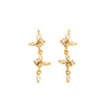 Wholesale S925 Sterling Silver Geometric Butterfly Tassel Earrings Electroplated