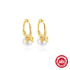 Wholesale S925 Sterling Silver Geometric Butterfly Tassel Star Diamond Pearl Earring With Electroplating For Women