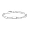 Wholesale S925 Sterling Silver Geometric Chain Bracelet For Women With Electroplating Design