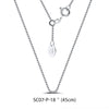 Wholesale S925 Sterling Silver Geometric Clavicle Chain Necklace Electroplated