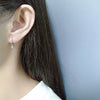 Wholesale S925 Sterling Silver Geometric Cone Ear Buckle Earrings