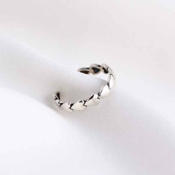 Wholesale S925 Sterling Silver Geometric Cross Ring With Flower Butterfly Design Electroplated Adjustable Opening For Women