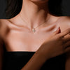 Wholesale S925 Sterling Silver Geometric Crown Pendant Necklace With Platinum Or 18K Gold Electroplating For Unisex
