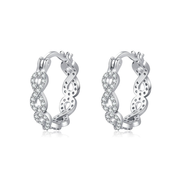 Wholesale S925 Sterling Silver Geometric Design Fashionable High Grade Earrings For Women With Seiko Craftsmanship