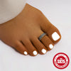 Wholesale S925 Sterling Silver Geometric Design Women's Toe Ring