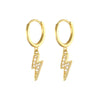 Wholesale S925 Sterling Silver Geometric Devil's Eye Blue Eyes Ear Buckle Earrings Electroplated Ear Jewelry For Women Fashion Retro