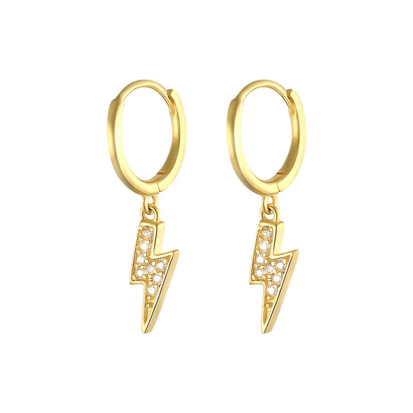 Wholesale S925 Sterling Silver Geometric Devil's Eye Blue Eyes Ear Buckle Earrings Electroplated Ear Jewelry For Women Fashion Retro