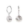 Wholesale S925 Sterling Silver Geometric Devil's Eye Ear Ring With Zirconia Design For Women