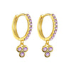 Wholesale S925 Sterling Silver Geometric Diamond Embedded Light Luxury Elegant All Match Earring Ear Buckle For Women