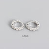 Wholesale S925 Sterling Silver Geometric Diamond Encrusted Stacked Ear Bone Ear Buckle Earrings With Electroplating For Trendy Women