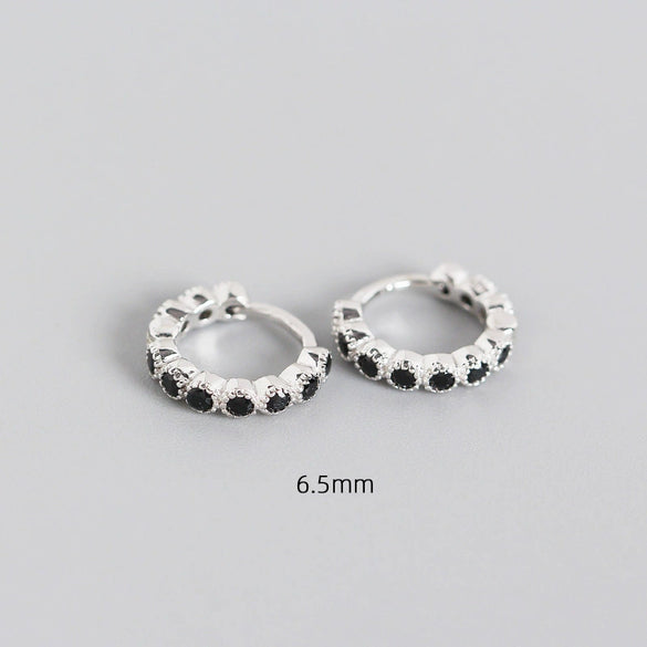 Wholesale S925 Sterling Silver Geometric Diamond Encrusted Stacked Ear Bone Ear Buckle Earrings With Electroplating For Trendy Women