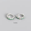 Wholesale S925 Sterling Silver Geometric Diamond Encrusted Stacked Ear Bone Ear Buckle Earrings With Electroplating For Trendy Women