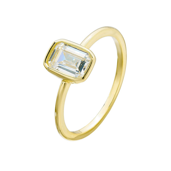Wholesale S925 Sterling Silver Geometric Diamond Zircon Ring For Women