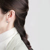 Wholesale S925 Sterling Silver Geometric Diamondshaped Electroplated Women's Minimalist Earrings