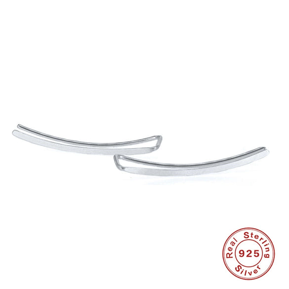 Wholesale S925 Sterling Silver Geometric Ear Accessories With Real Gold Plating For Women