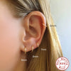 Wholesale S925 Sterling Silver Geometric Ear Bone Nail Ear Jewelry With Electroplating For Women Ear Bone Clip Auricle Puncture Nose Ring Nose Puncture