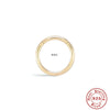 Wholesale S925 Sterling Silver Geometric Ear Bone Nail Ear Jewelry With Electroplating For Women Ear Bone Clip Auricle Puncture Nose Ring Nose Puncture