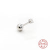 Wholesale S925 Sterling Silver Geometric Ear Bone Stud Earrings With Crown Lightning Love Arrow Design And Inlaid Zircon