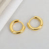 Wholesale S925 Sterling Silver Geometric Ear Buckle Earrings For Women With Electroplating Design