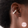 Wholesale S925 Sterling Silver Geometric Ear Clip Earrings With Electroplating Treatment For Women