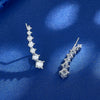 Wholesale S925 Sterling Silver Geometric Ear Clip Earrings With Electroplating