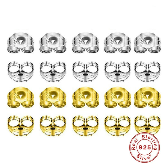 Wholesale S925 Sterling Silver Geometric Ear Plugs With Butterfly Design And Electroplating Process For Women