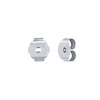 Wholesale S925 Sterling Silver Geometric Ear Plugs With Butterfly Design And Electroplating Process For Women