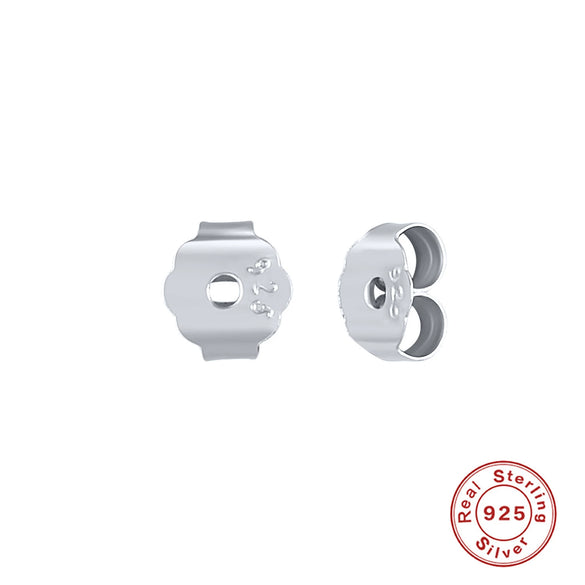 Wholesale S925 Sterling Silver Geometric Ear Plugs With Butterfly Design And Electroplating Process For Women