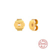 Wholesale S925 Sterling Silver Geometric Ear Plugs With Butterfly Design And Electroplating Process For Women