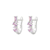 Wholesale S925 Sterling Silver Geometric Ear Ring Ear Buckle Fashion Simple Niche High End Diamond Earrings For Women
