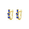 Wholesale S925 Sterling Silver Geometric Ear Ring Ear Buckle Fashion Simple Niche High End Diamond Earrings For Women