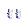 Wholesale S925 Sterling Silver Geometric Ear Ring Ear Buckle Fashion Simple Niche High End Diamond Earrings For Women