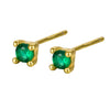Wholesale S925 Sterling Silver Geometric Earhole Bone Nail Earrings With December Birthstone Electroplated For Men And Women